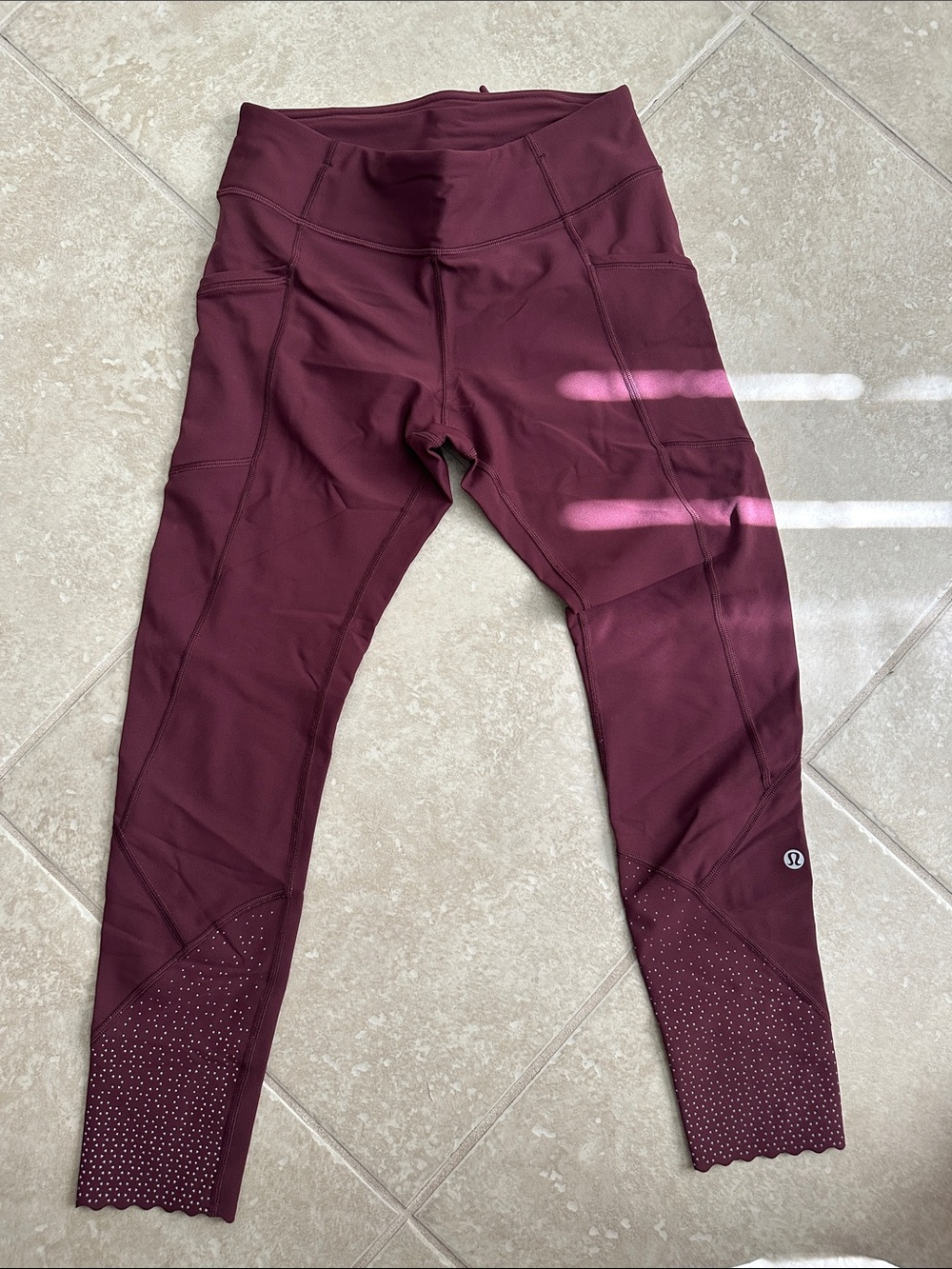 lululemon mauve performance leggings